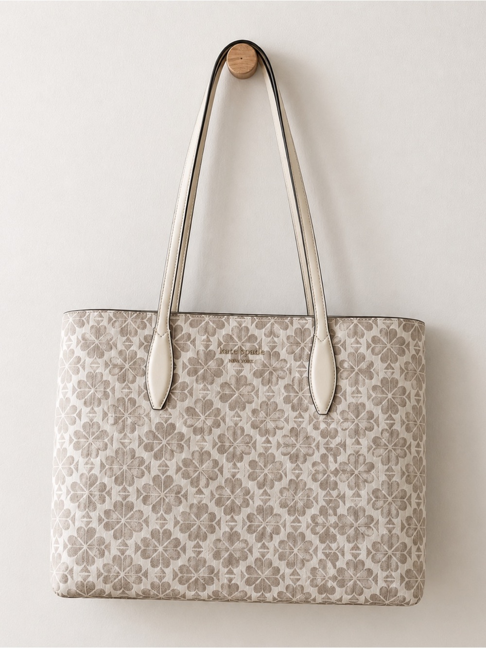 kate spade Beige Floral Pattern Tote